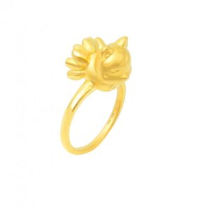 Nhẫn Hồ Ly 9 Đuôi Vàng 24K 9999